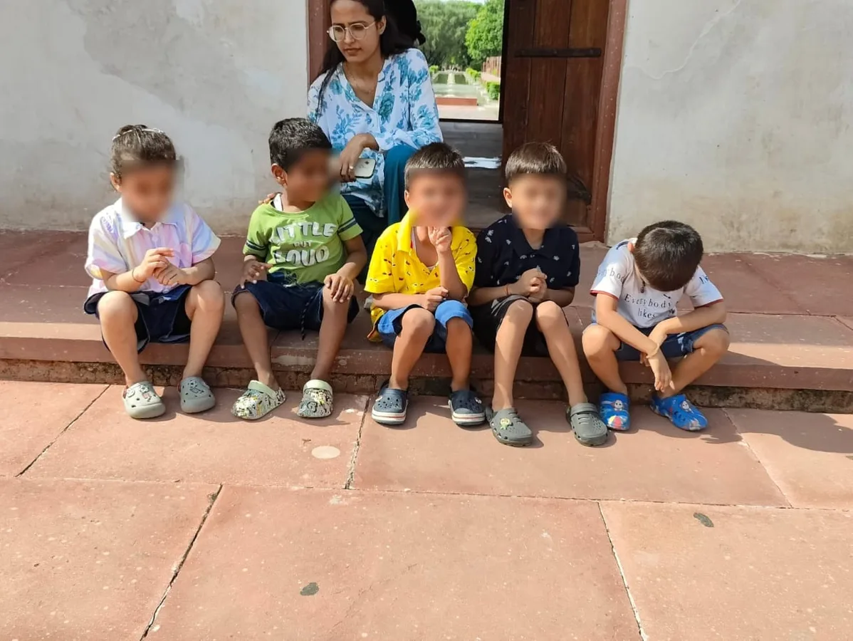 Children and families at a Beyond Therapy event